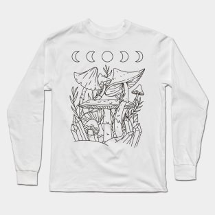 Mystical Mushrooms Long Sleeve T-Shirt